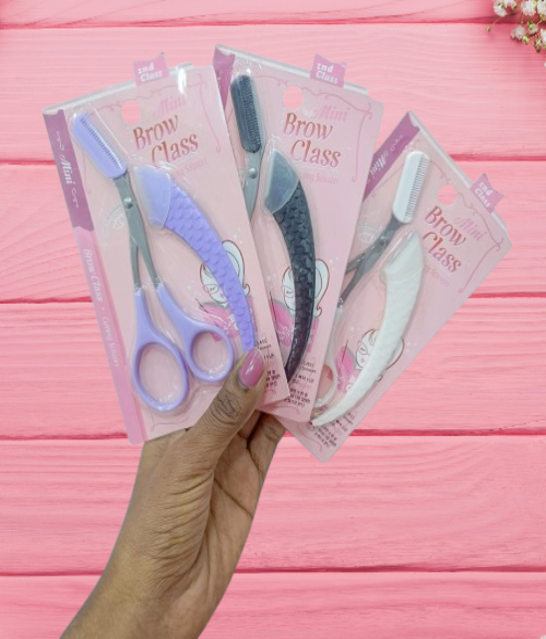2-in-1 Mini Brow Class Cutting Scissors