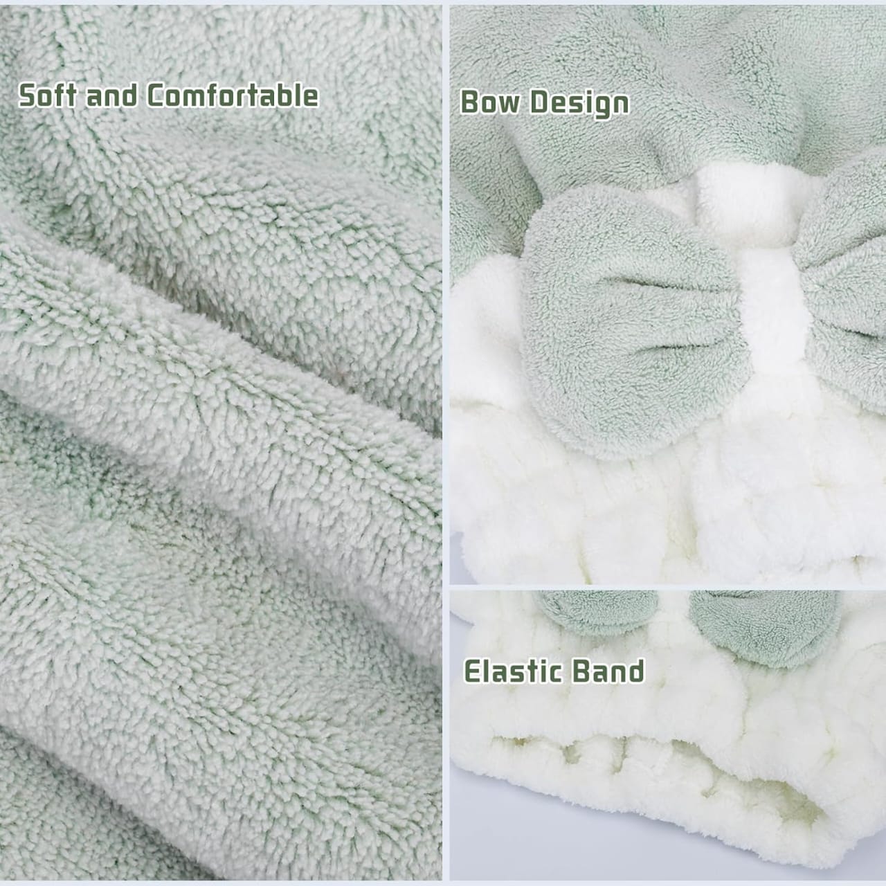 Super Absorbent Turban Hair Towel Cap