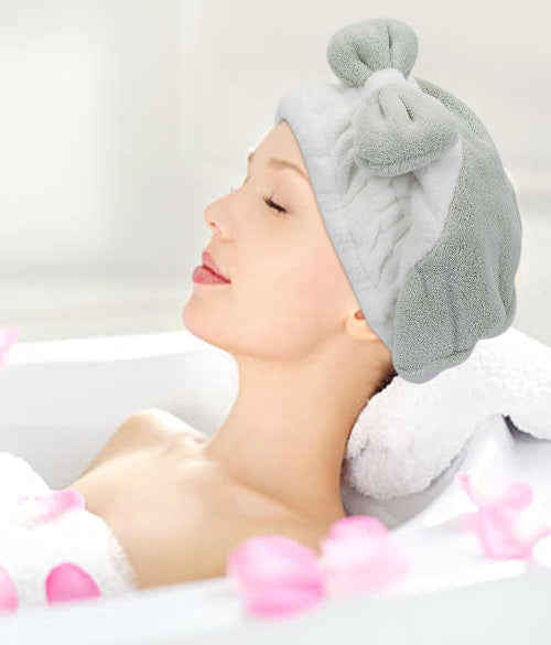 Super Absorbent Turban Hair Towel Cap