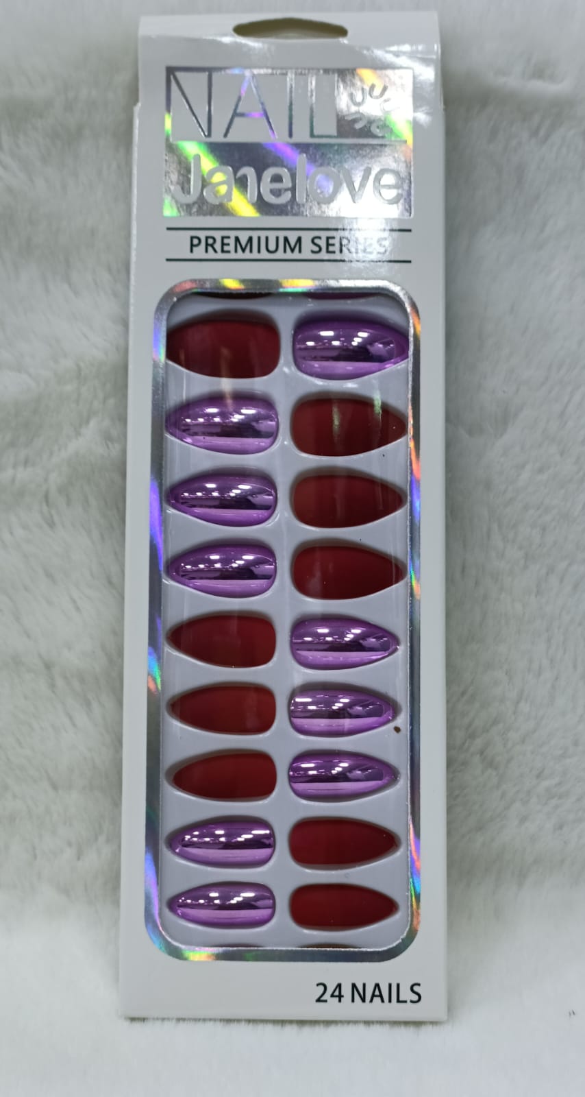Nail JANELOVE Premium Series 24 Designer Nail Set