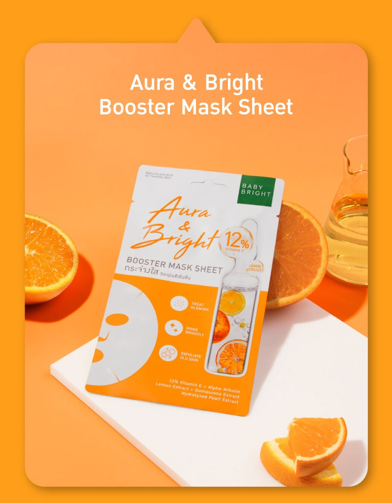 Baby Bright Ageless Whitening Booster Mask Sheet 20g