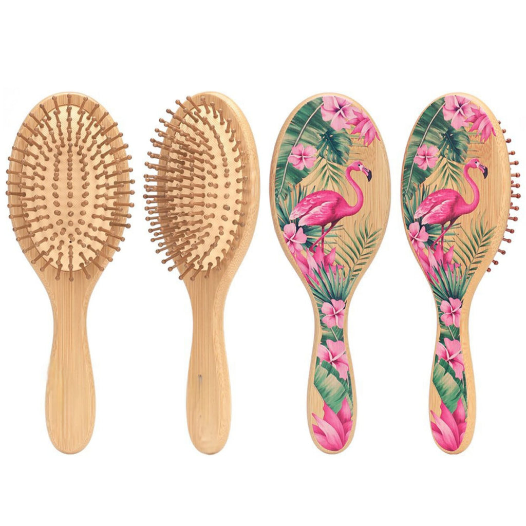 Cute Hair Wooden Comb  Cartoon Pattern Air Cushion Brus