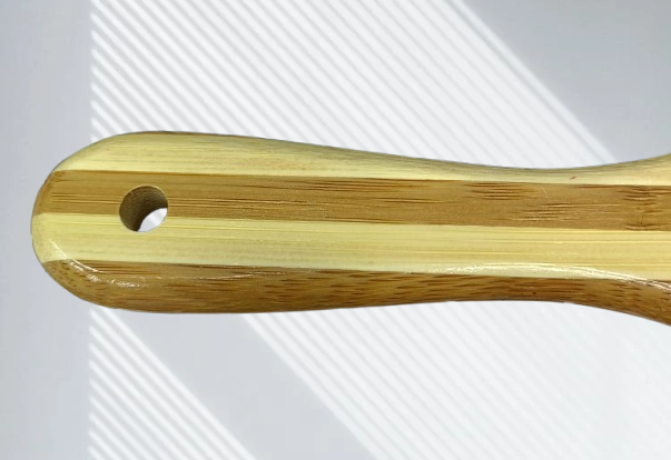 Wooden Paddle Hair Brush with Bamboo Bristles
