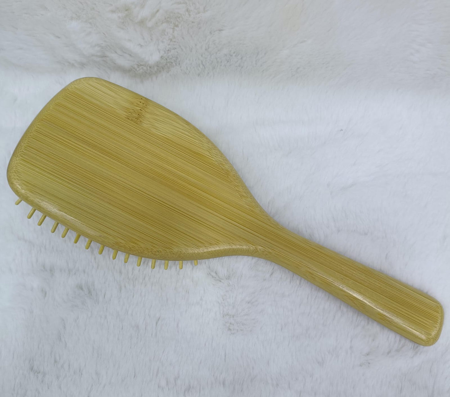 Hair Growth Bamboo Paddle Brush – Natural Scalp Massage