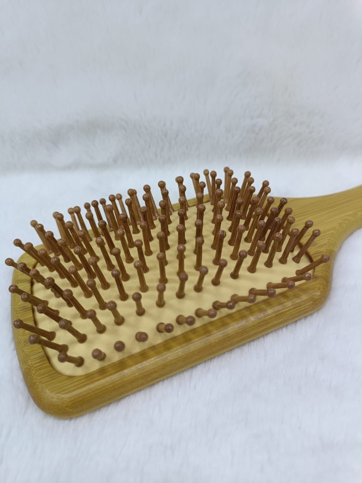 Hair Brush Wood Art Large – Natural Beauty & Elegant Design