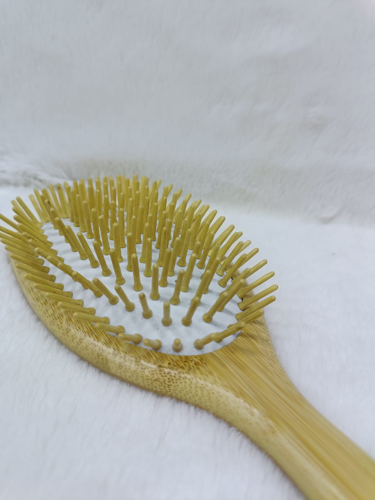 Brown Wooden Hair Brush – Natural Care, Elegant Style