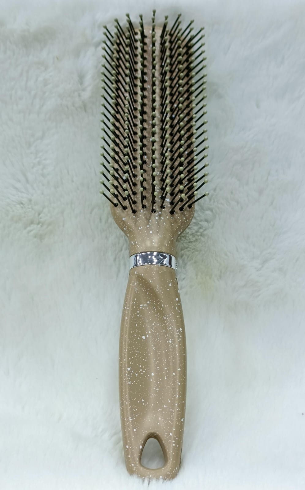 Flat Brush With Soft Bristle for Women And Girls for Saloon And Home Use