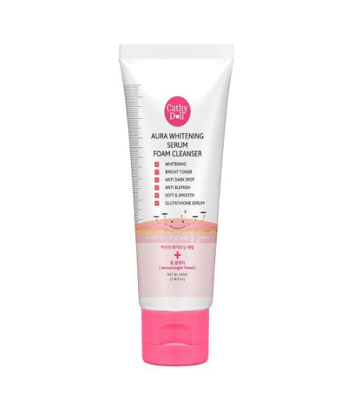CATHY DOLL SD AURA WHITENING SERUM FOAM CLEANSER Face Wash  (100 ml)
