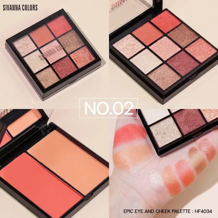 Sivanna Colors Epic Eye and Cheek Palette