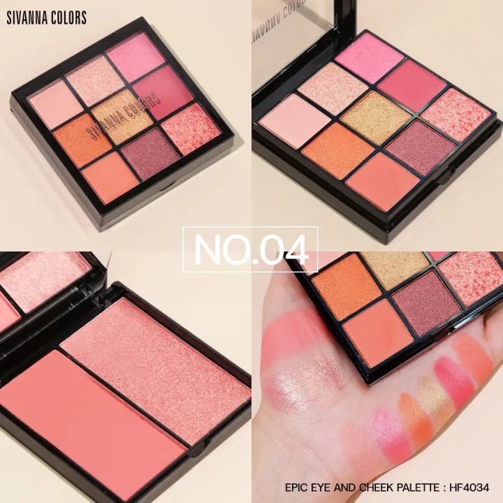 Sivanna Colors Epic Eye and Cheek Palette