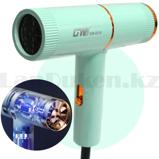 Secador de Cabello Infantil para Niñas 2000W – Rosa y Verde