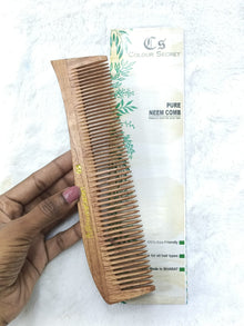 CS Colour Sec 100% Pure &amp; Natural Neem Wood Comb NO.05