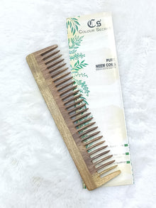 CS Colour Sec Neem Wooden Comb No.07
