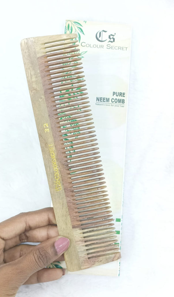 Natural Neem Wooden Comb NO.32