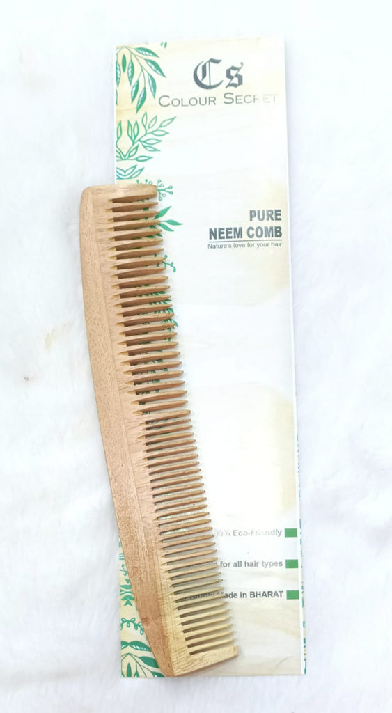 Natural Neem Wooden Comb No. 01