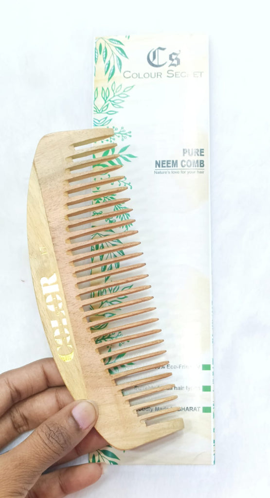 Natural Neem Wooden Comb No. 17