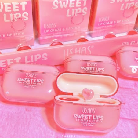 Labial Gloss 2 en 1 USHAS en forma de audífono