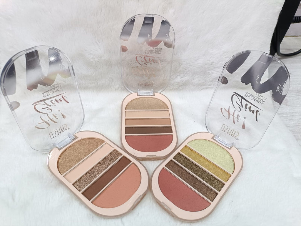 USHAS Hi! Girl Eyeshadow, Highlighter &  Blush Palette