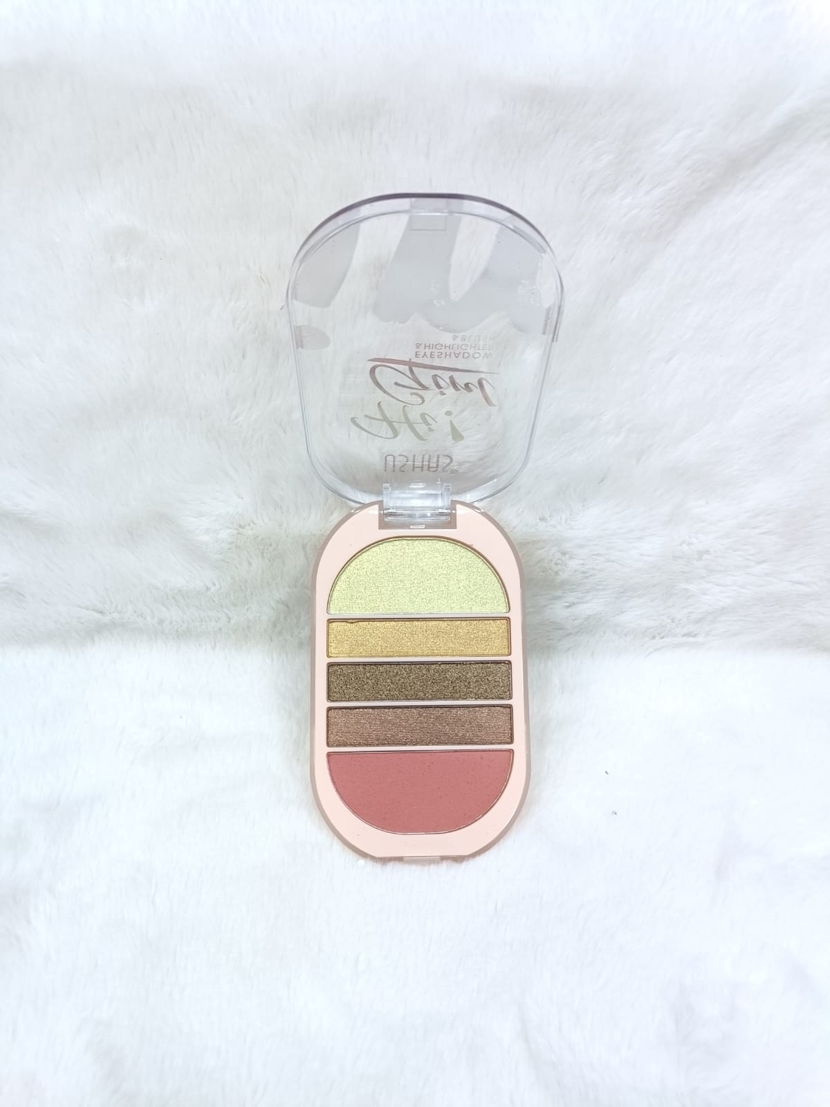 USHAS Hi! Girl Eyeshadow, Highlighter &  Blush Palette