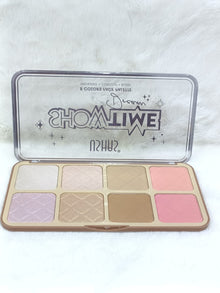 USHAS Showtime Dream 8 Colors Face Palette
