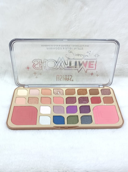 USHAS Showtime Eyeshadow &  Blush Palette