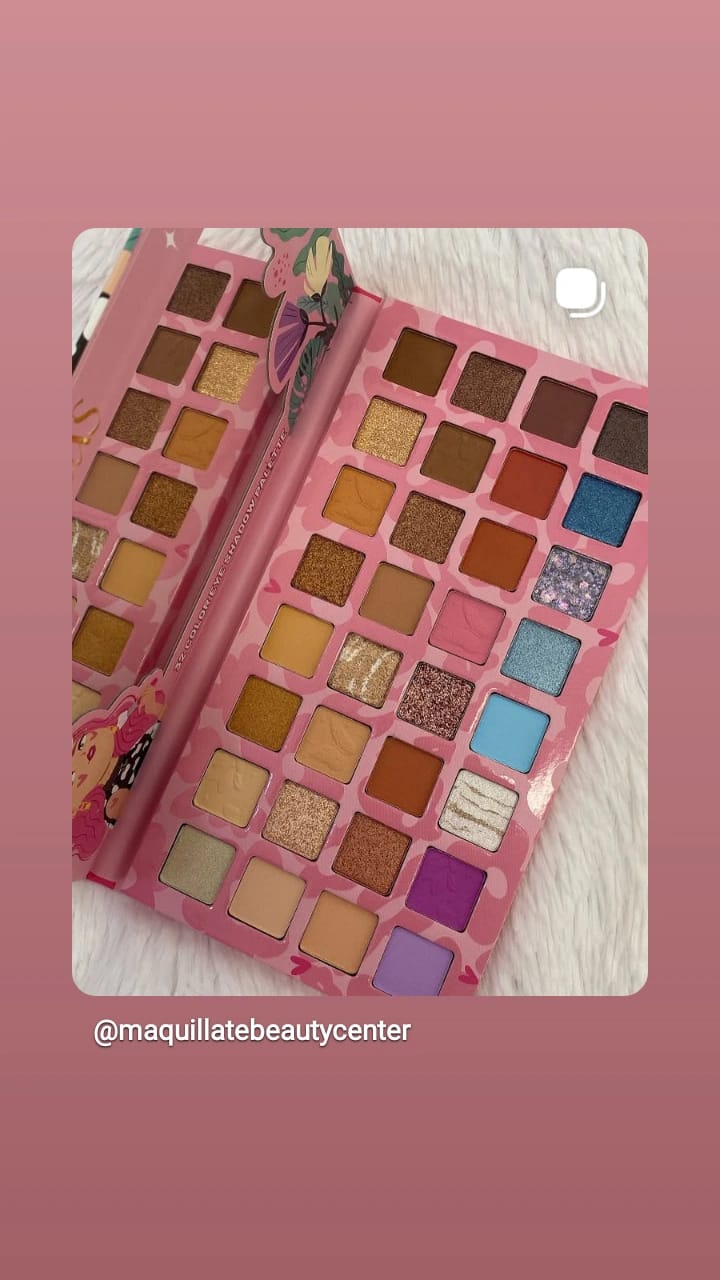 SAS Girls Among Flowers 32 Colors Pressed Pigment Palette