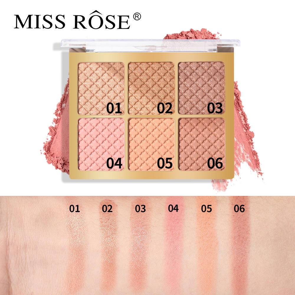 Miss Rose 6 Color Square Face Kit