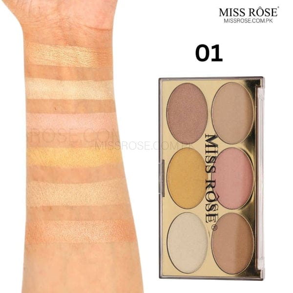 Miss Rose Gilded Highlighters Kit i