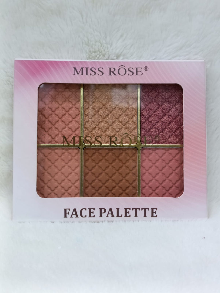 Miss Rose 6 Color Square Face Kit