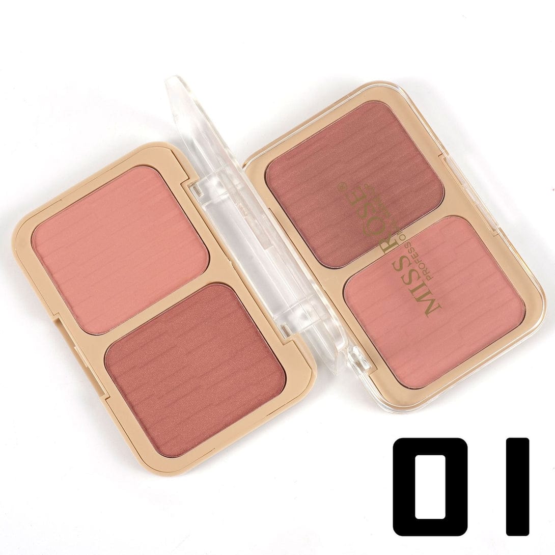 Miss Rose 2 Colour Blush On Palette