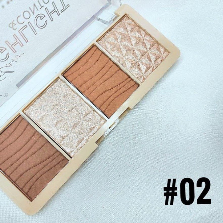 Pink Key Glow Highlight &  Contour Makeup Profession