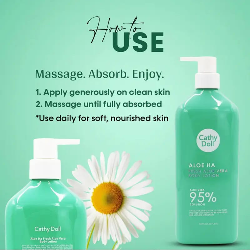 Cathy Doll Aloe HA Fresh Aloe Vera Body Lotion 450ml