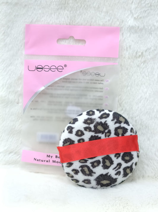 Makeup Puff Large Makeup Leopard Printed Cosmetic Loose Powder puff