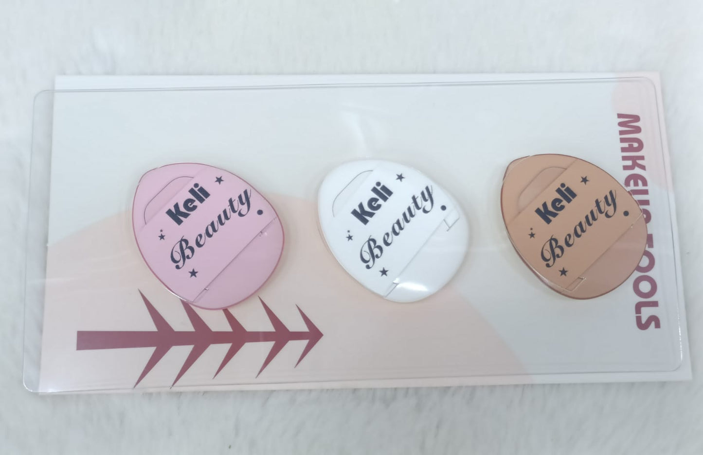 Mini Powder Puff Face Triangle Makeup Puff Finger – Pack of 3 pcs