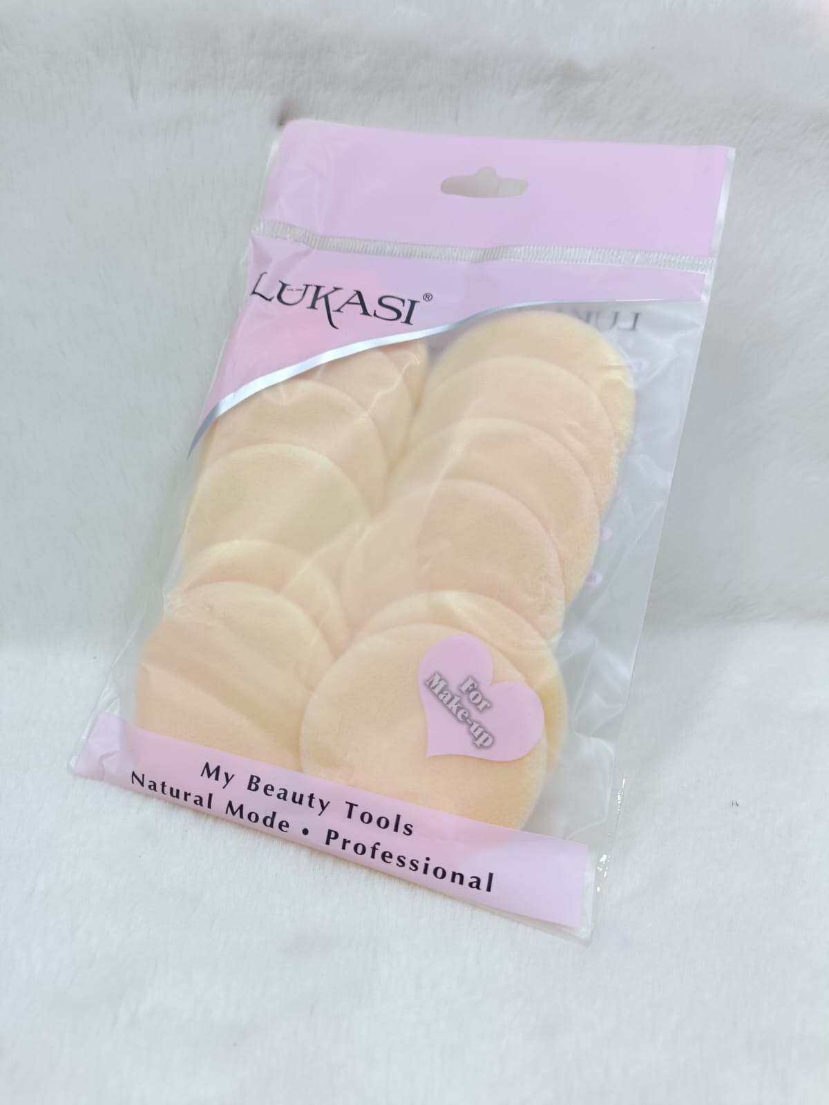 Powder Puff with Grip – Makeup Sponge with Stick,