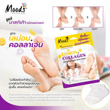 Moods Skin Care Lemon & Collagen Gentle Peeling Foot Mask 1 Pair