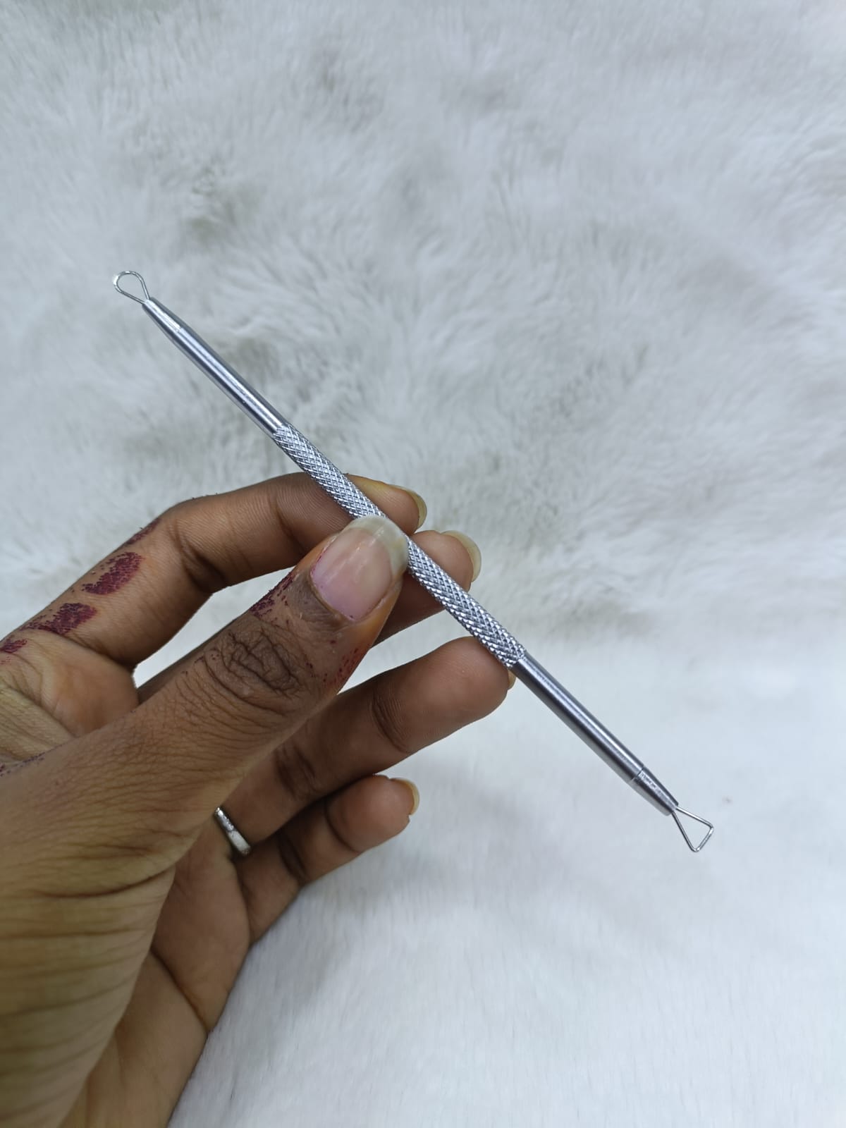 Stainless Steel Acne Extractor Tools Set Blemishes Comedones with Storage Case