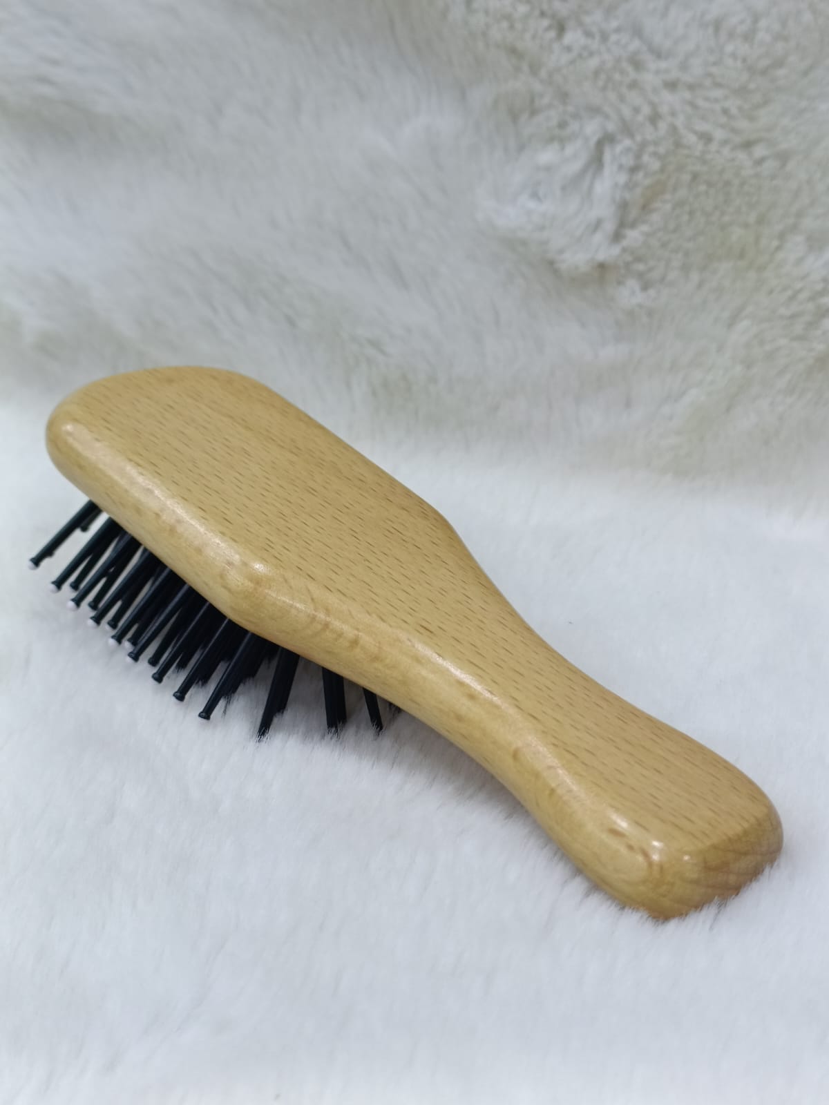 Mini Pocket Comb Paddle Hairbrush Bristle Laser Hairbrush and Comb