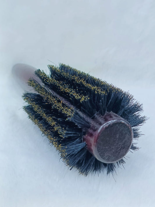 Wood Handle Handheld Bristle Brush Cleaning Tool – Black, Big Size