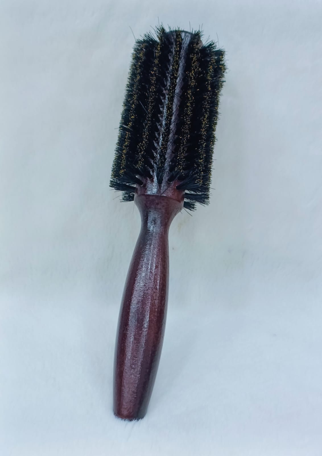 Wood Handle Handheld Bristle Brush Cleaning Tool – Black, Big Size