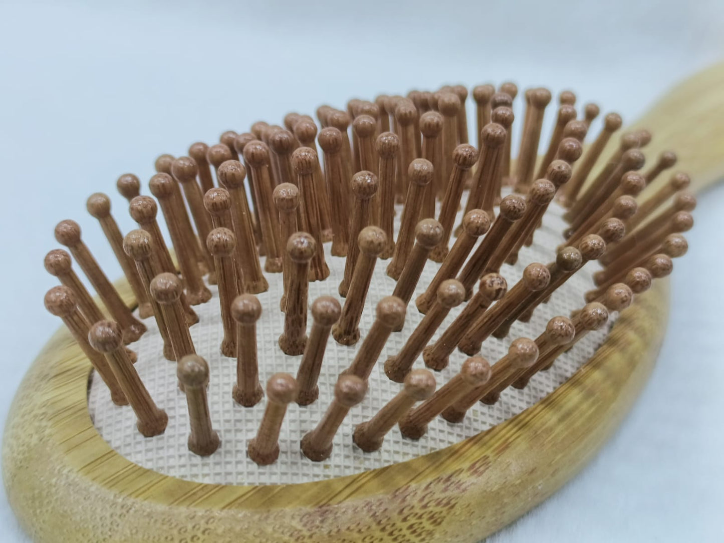 Hair Brush &Hair Comb for Women & Men – 100% Natural Bamboo Paddle Brush with Lightweight Bristles