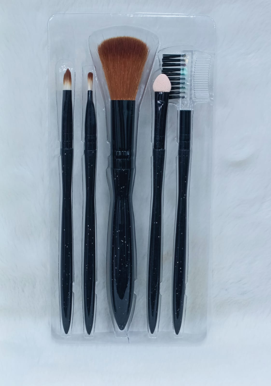 Professional Soft Makeup Brush Set – 5 Pcs