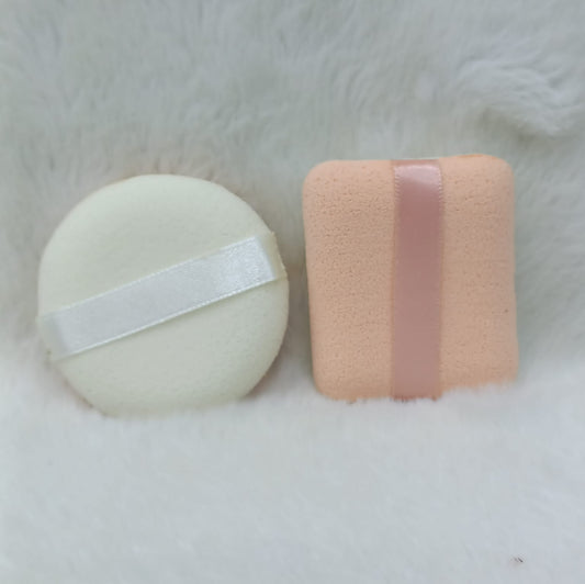 Powder Puff, Round Cotton Cosmetic Powder Cushion Puff, Beauty Sponge Powder Puff