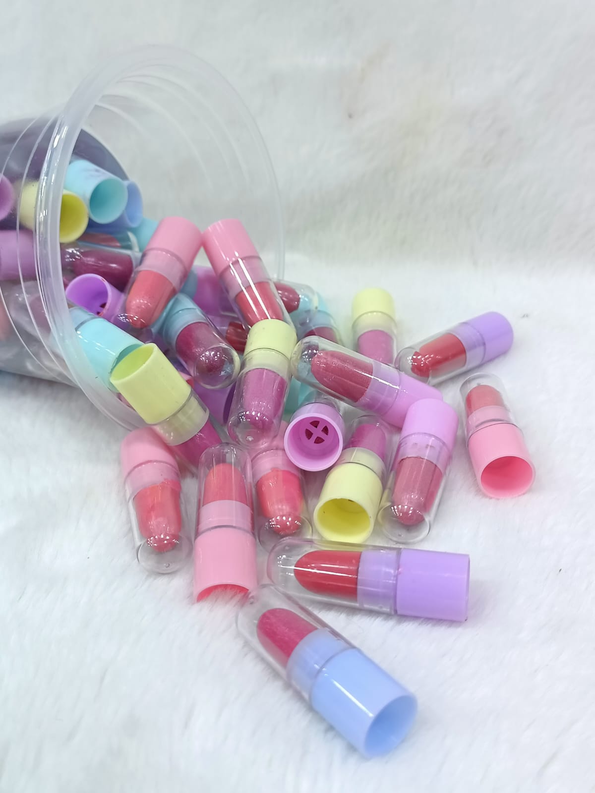 Mini Lipstick Crayon Matte Capsules Lip Gloss