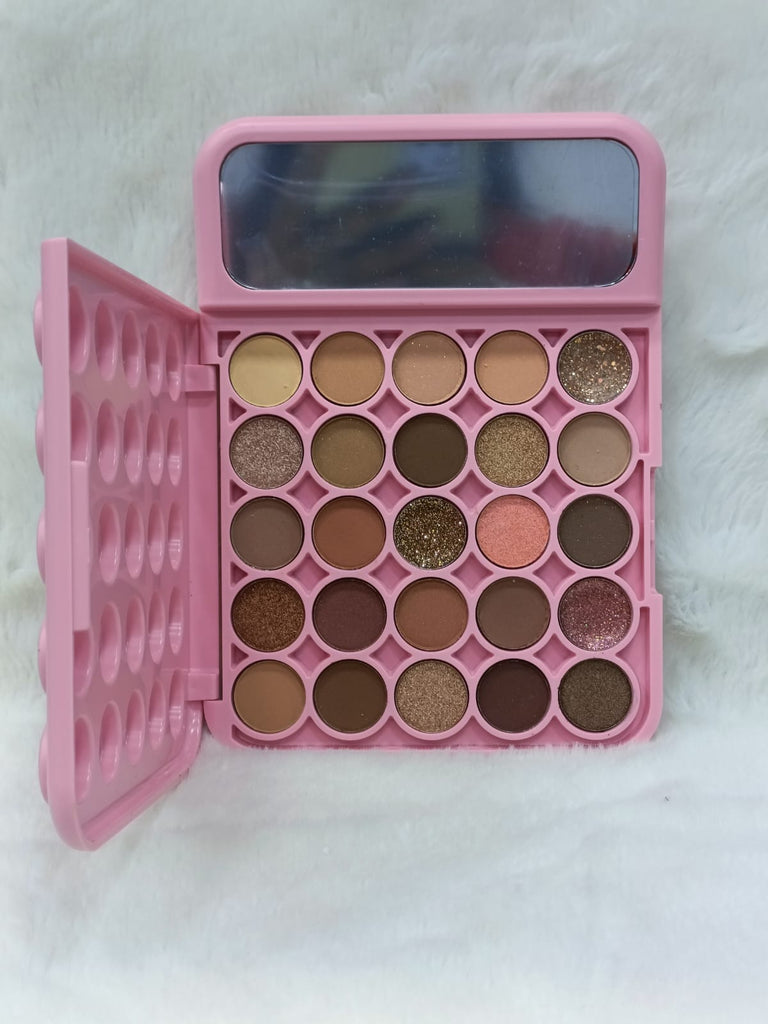 25 Colors Calculator-Style Eyeshadow Palette
