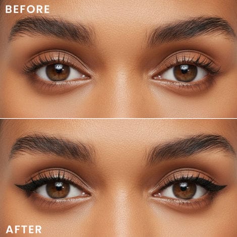 TEEN.TEEN Platinum Infinite Black Waterproof EYELINER Non-Transfer PERFECT EYES Eyeliner up to 36 HOURS