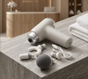 4-in-1 Mini Gun Massager – your compact solution