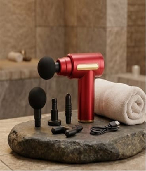 Deep Tissue Massage Gun for Full Body Pain Relief with 6 Adjustable Speed Settings
