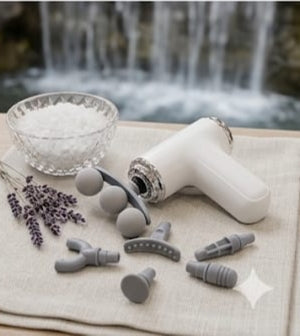 9 in1 Deep Tissue Massage Gun – 6 Speed Muscle Relief Power
