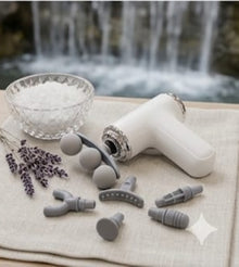 9 in1 Deep Tissue Massage Gun – 6 Speed Muscle Relief Power